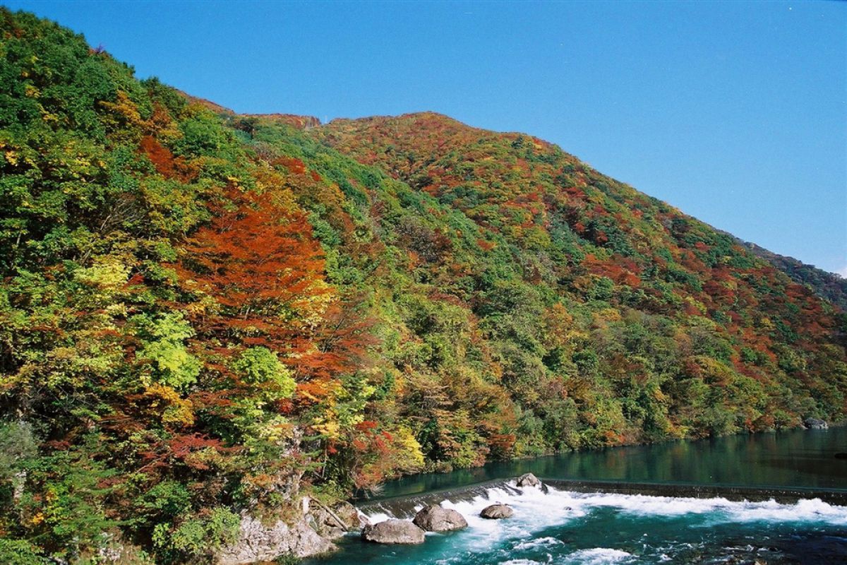 抱返り渓谷（秋田県）