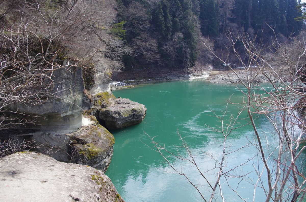 塔のへつり（福島県）