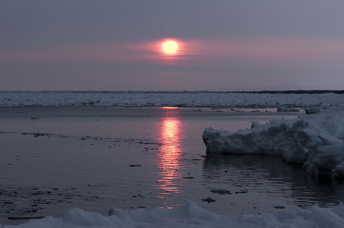 オホーツク海（北海道）