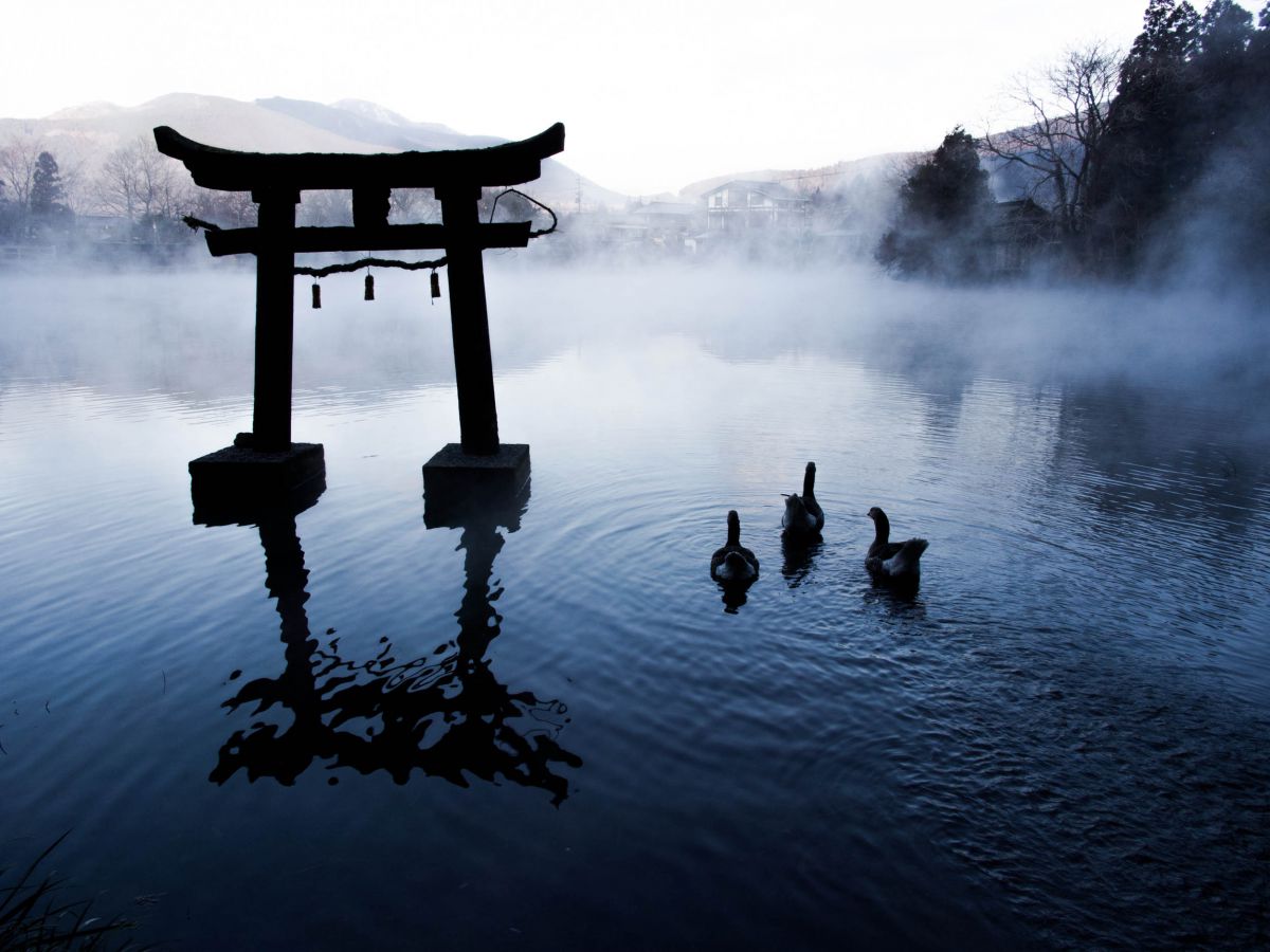 金鱗湖（大分県）