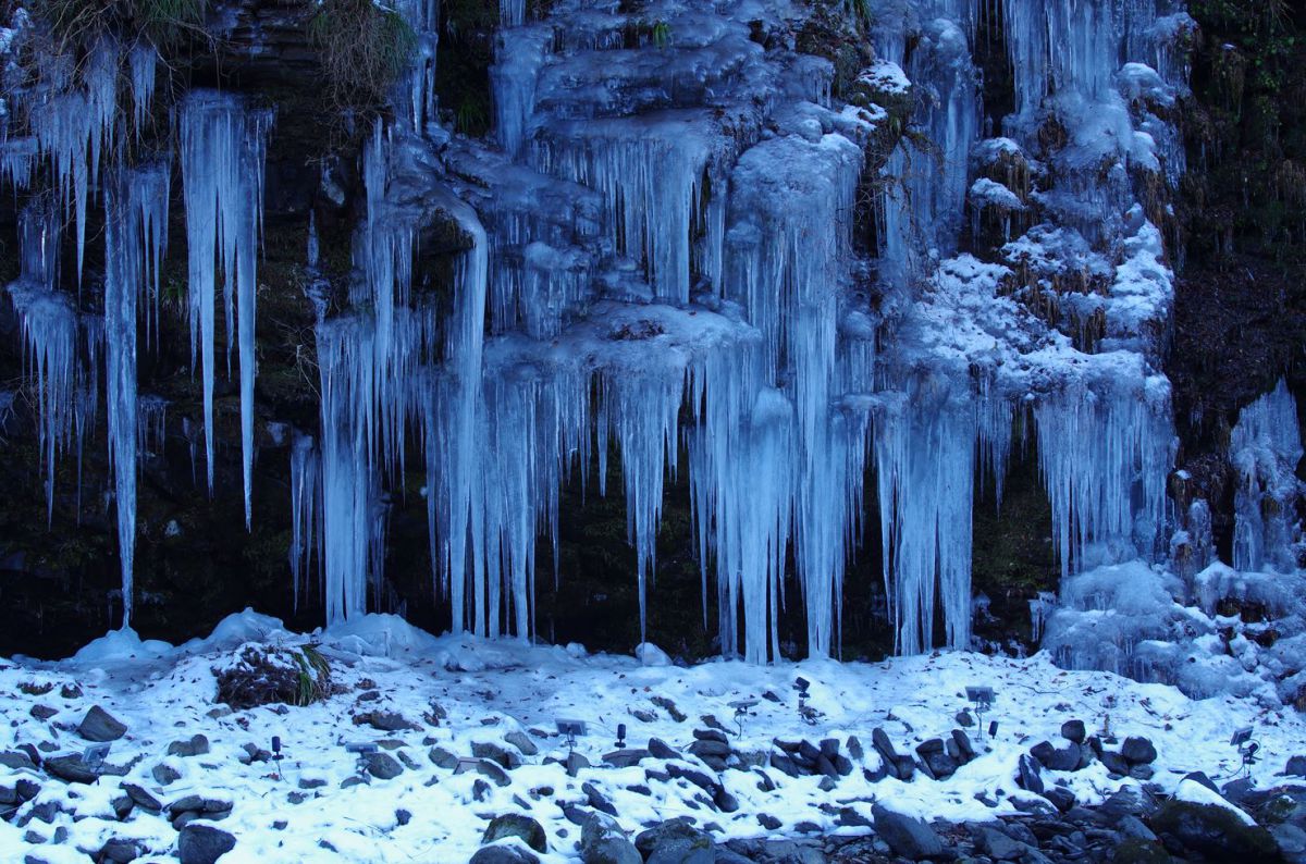 三十槌の氷柱（埼玉県）